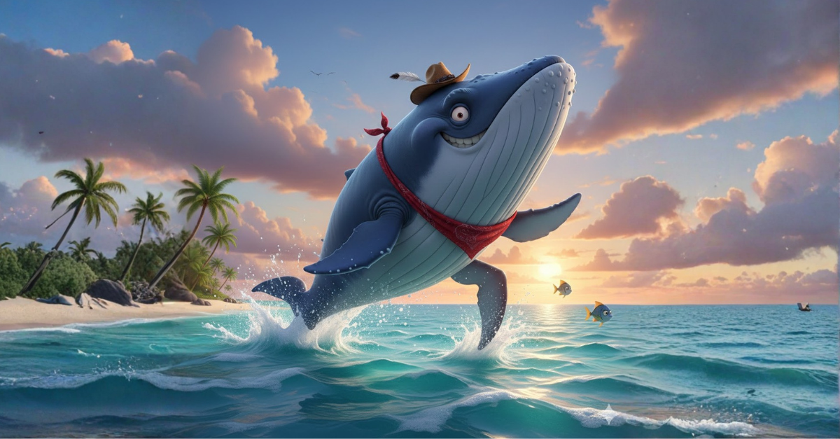 Ben's character portfolio: Fred the Whale